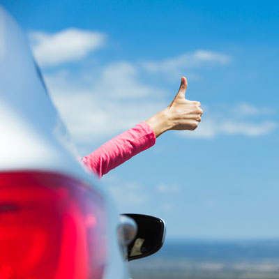 Pouce en l'air